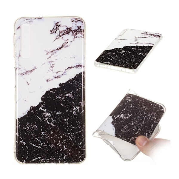 Marmormotiv Samsung Galaxy A7 (2018) skal - Stil B multifärg