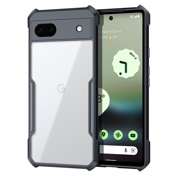 Støtsikkert hybriddeksel for Google Pixel 6a - Svart Black