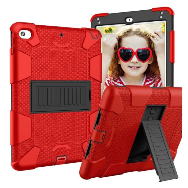 Tvåfärgat hybridfodral till iPad Mini (2019) - Röd / Svart Röd