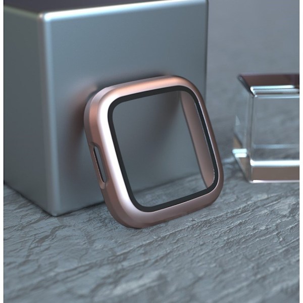 Fitibit Versa 2 enkel og elegant ramme - Rødguld Pink