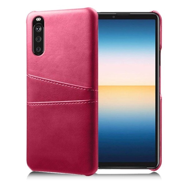 Dual Card Sony Xperia 10 II kotelot - Ruusu Pink