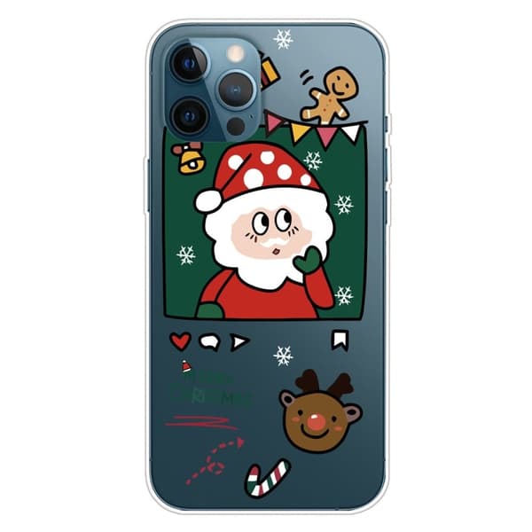 Joulu iPhone 14 Pro Max tapauksessa - Joulupukki Kuva Red
