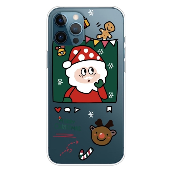 Julfodral till iPhone 14 Pro Max - Tomtefoto Röd