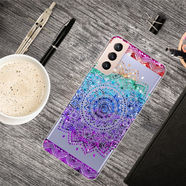 Deco Samsung Galaxy S22 Plus Etui - Farverig Mandala Mønster Multicolor