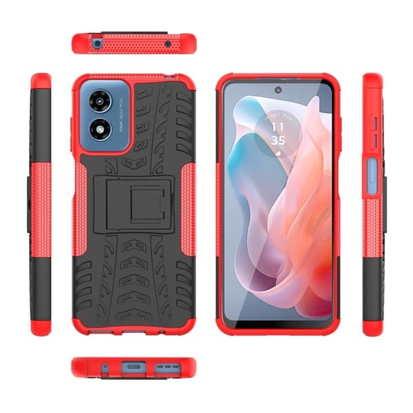 Offroad Motorola Moto G Play (2024) deksel - Rød Red