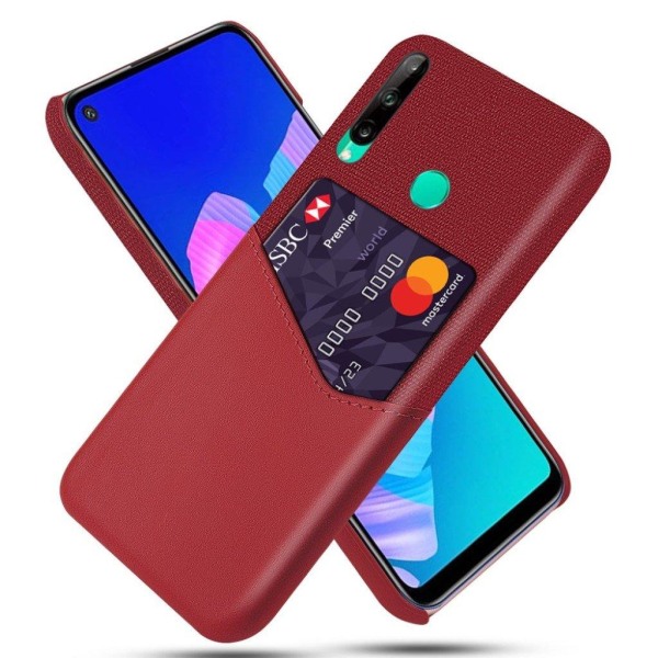 Bofink Huawei P40 Lite E Card Cover - Rød Red