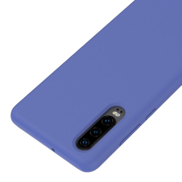 Huawei P30 enkelt silikonskal - Lila Lila