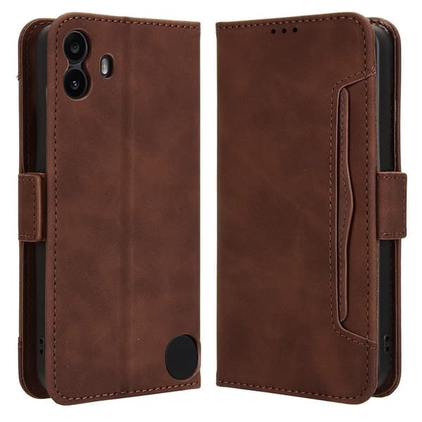 Modernt Nothing CMF Phone 1 fodral med plånbok - Brun Brun