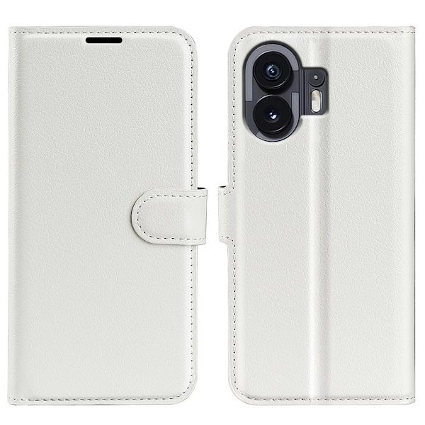 Klassisk Nothing Phone (2) Flip Etui - Hvid White