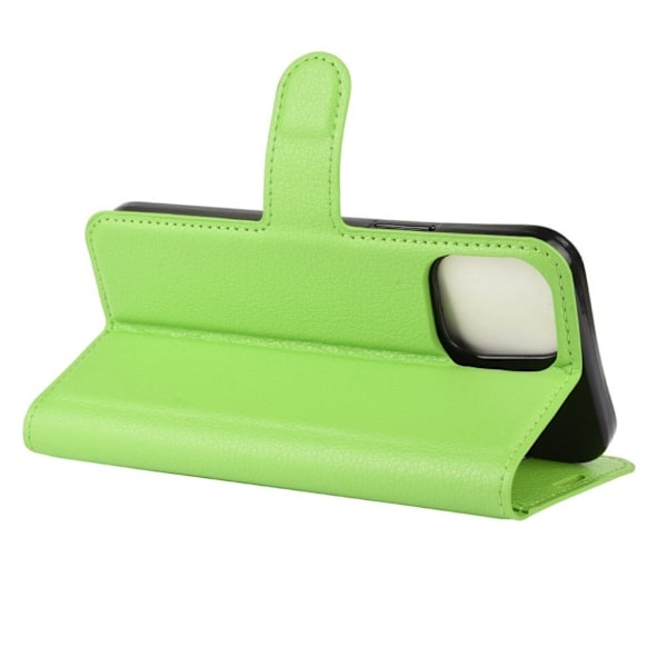 Klassisk iPhone 12 Mini flip etui - Grøn Green
