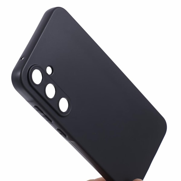 Blødt og mat Samsung Galaxy A55 cover Black