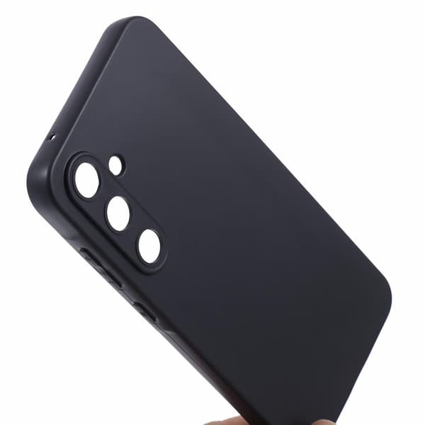 Mjukt och matt Samsung Galaxy A55 skal Svart