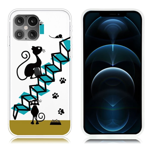 Deco iPhone 12 Pro Max Etui - Stjerner Black