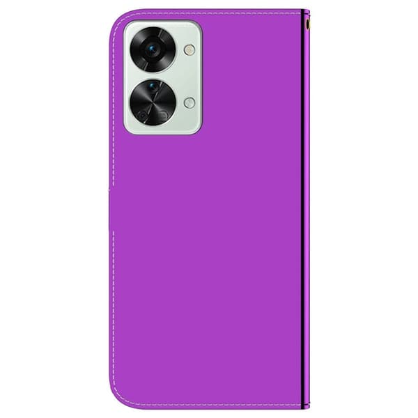 Mirror OnePlus Nord 2T flip-etui - Lilla Purple