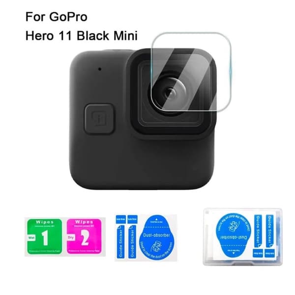 GoPro Hero 11 Black kameralinsskydd av härdat glas Transparent
