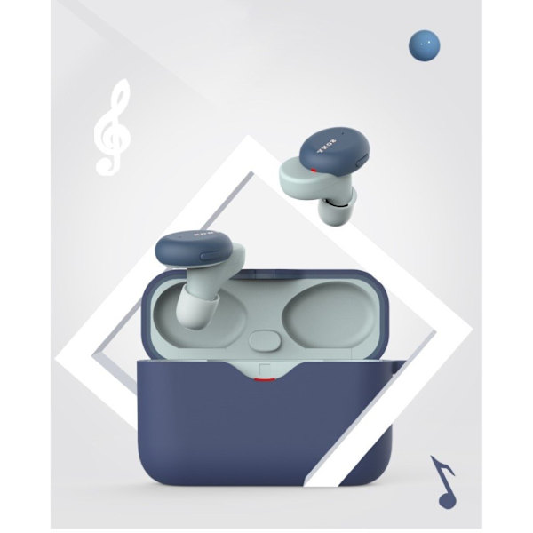 Sony WF-H800 silikone etui - Blå Blue