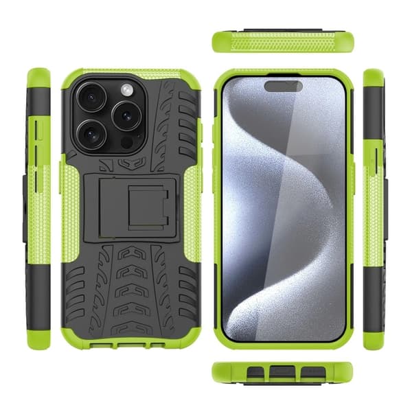 Offroad iPhone 15 Pro Max skal - Grön Grön