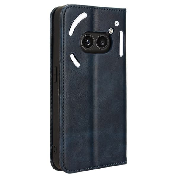 Bofink Vintage läder Nothing Phone (2a) fodral - Blå Blå