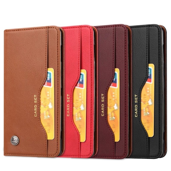 Sony Xperia XZ2 auto-absorberende PU læder flip etui - Sort Black
