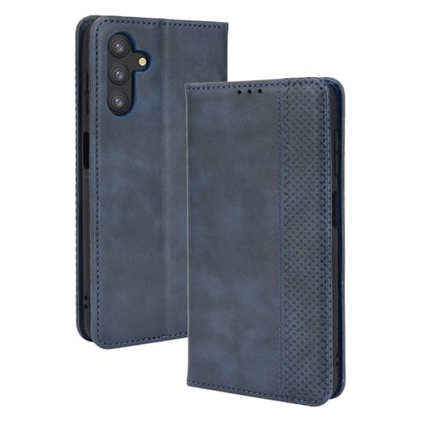 Bofink Vintage Samsung Galaxy A13 5G Læder Etui - Blå Blue