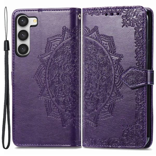 Mandala Samsung Galaxy S23 Flip Fodral - Lila Lila