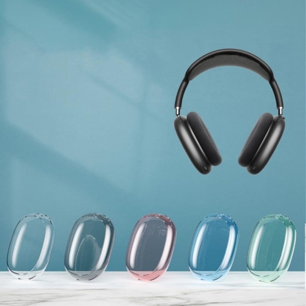 Airpods Max headphone protective case - Transparent Blue Blue