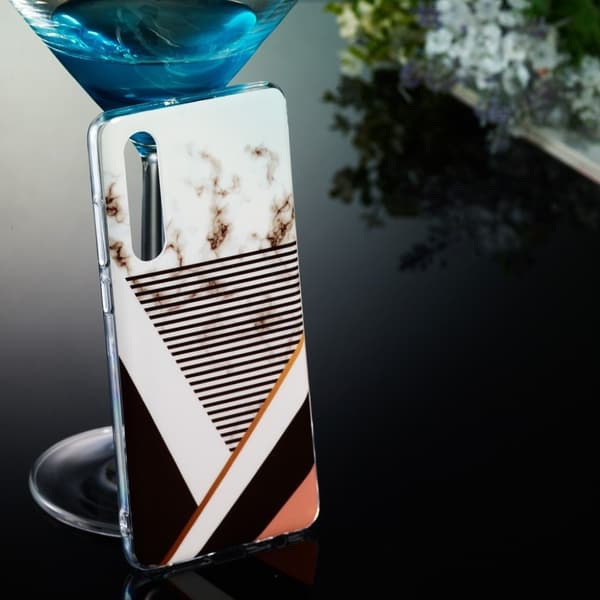 Marmormotiv Huawei P30 skal - Stil G multifärg