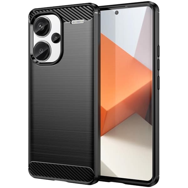 Carbon Flex Xiaomi Redmi Note 13 Pro Plus kotelot - Musta Black