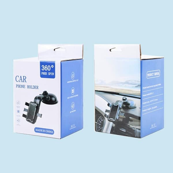 Roterbar universalbrakett for bilens dashbord - Blå Blue
