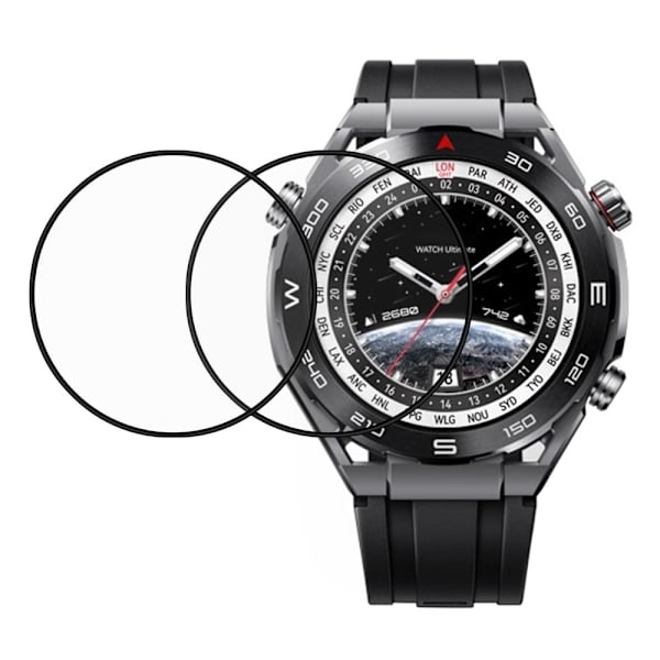 2Pcs Huawei Watch Ultimate curved HD screen protector Transparent