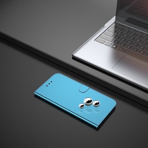 Mirror Xiaomi Redmi 9C Flippetui - Blå Blue