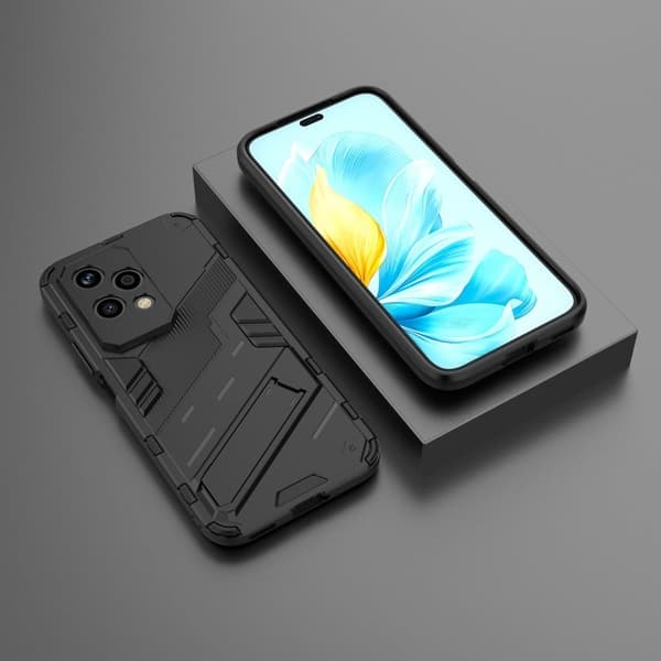 Stødsikkert moderne Honor 200 Lite hybridcover - Sort Black