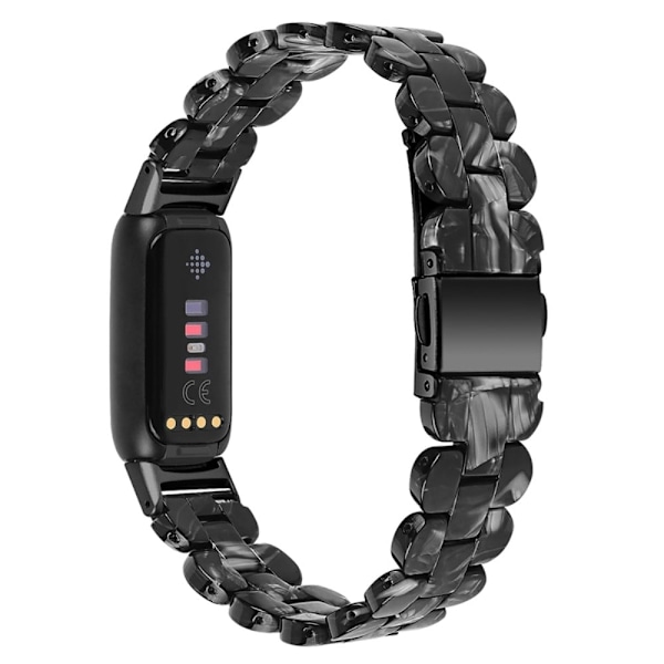 Fitbit Luxe klockarmband i resin - Svart Svart
