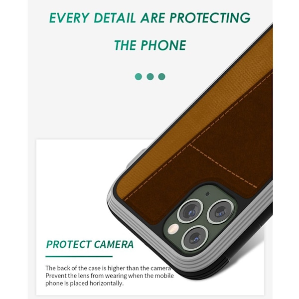 Raigor Inverse JACK-cover til iPhone 11 Pro - Brun. Brown