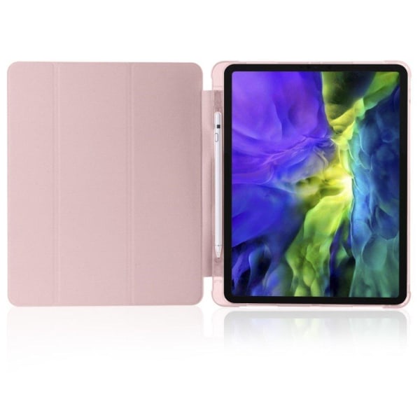 iPad Pro 12.9 inch (2020) / (2018) tri-fold leather case - Rose Pink