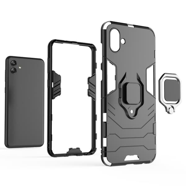 Ring Guard etui - Samsung Galaxy A04 - Blå Blue