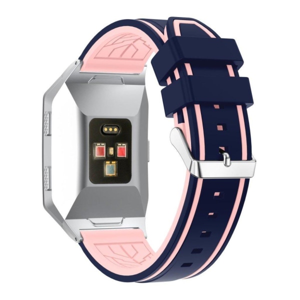 Fitbit Ionic uniikki ranneke - Tummansininen / Pinkki Multicolor