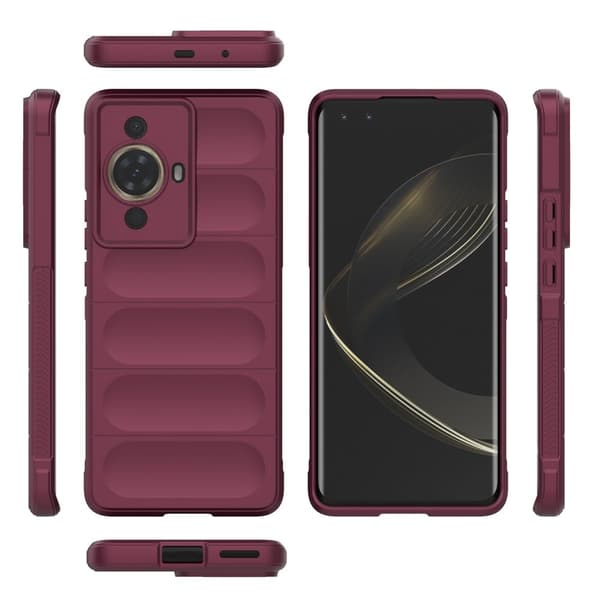 Blødt grebsformet cover til Huawei Nova 11 Pro / Huawei Nova 11 Ultra - Rød Red