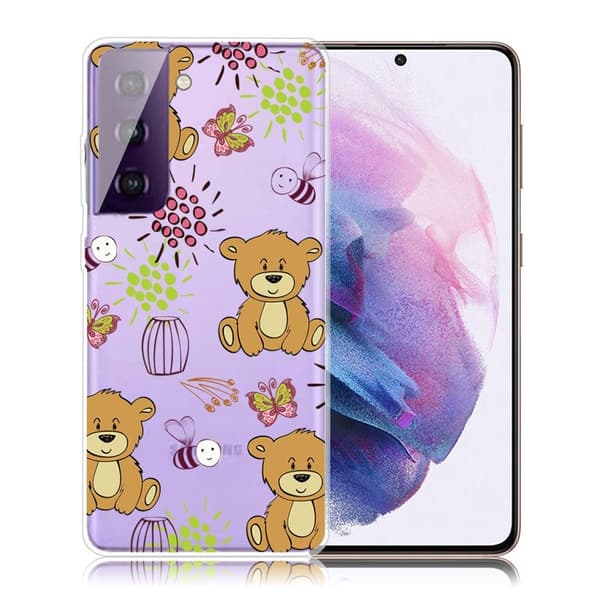 Deco Samsung Galaxy S21 FE Etui - Bjørn Brown