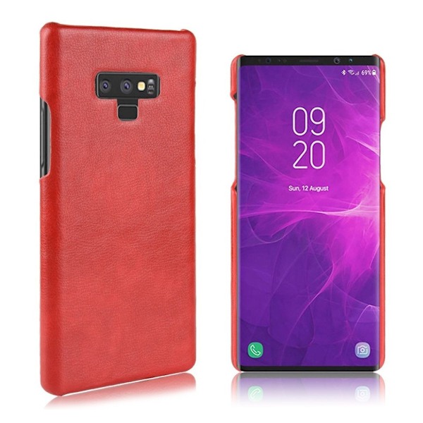 Samsung Galaxy Note9 Liitsihedelmän Jyvä Pintainen Kova Muovi Takasuoja Kuori - Punainen Red