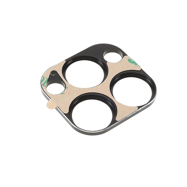 2Pcs iPhone 13 Pro Max / 13 Pro aluminiumlegering + härdat glas kameralinsskydd - Svart Transparent