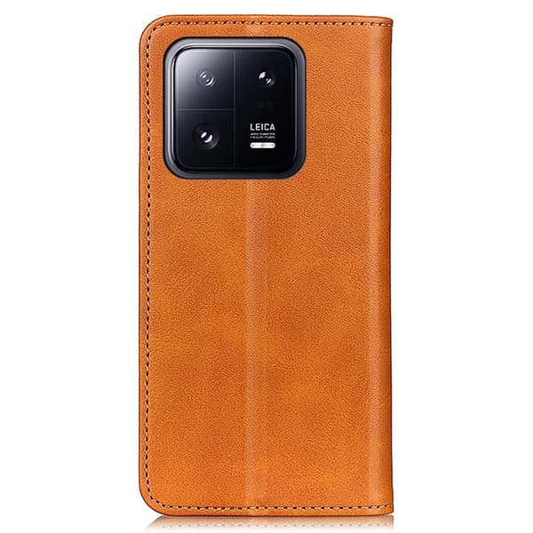 Flip Etui med Pung i Ekte Lær til Xiaomi 13 - Brun Brown