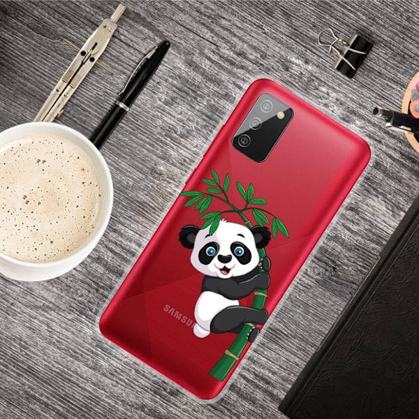Deco Samsung Galaxy A02s etui - sød panda White