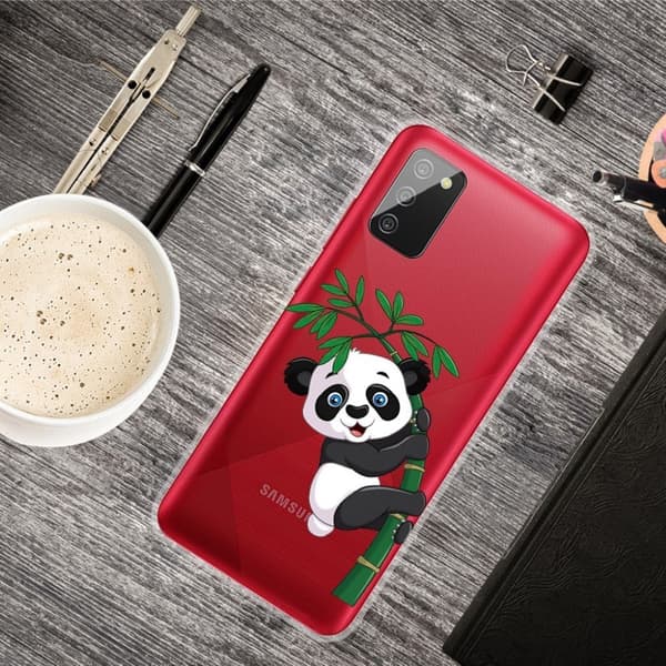 Deco Samsung Galaxy A02s Etui - Søt Panda White