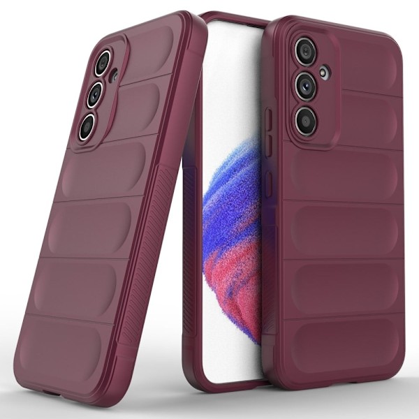 Mjukt greppformat Samsung Galaxy A54 skal - Röd Röd