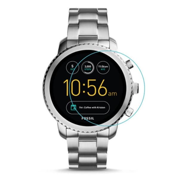 Fossil Explorist (Gen 3) arc edge tempered glass screen protector Transparent