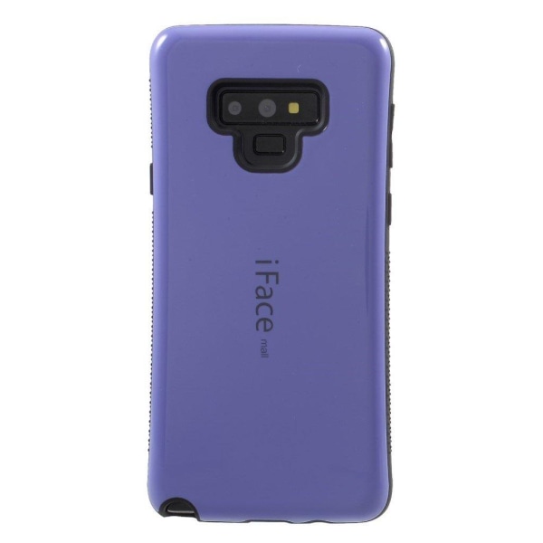 IFACE MALL Samsung Galaxy Note9 beskyttelsesetui i kombimaterialer - Lilla Purple