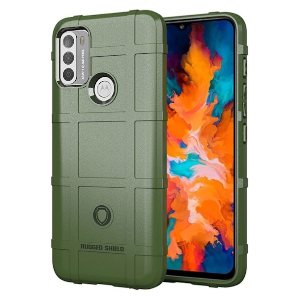 Rugged Shield Motorola Moto G50 skal - Grön Grön