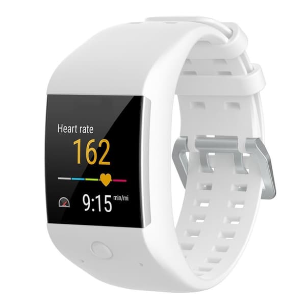 Polar M600 silikoninen kellonauha - Valkoinen White
