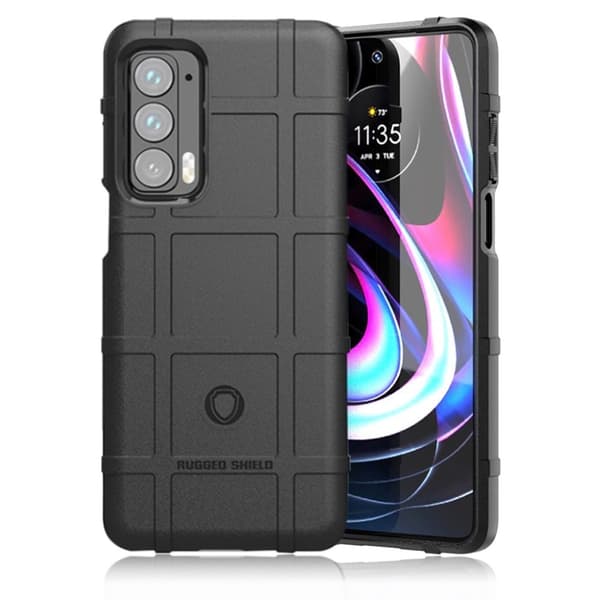 Rugged Shield Motorola Edge (2021) skal - Svart Svart